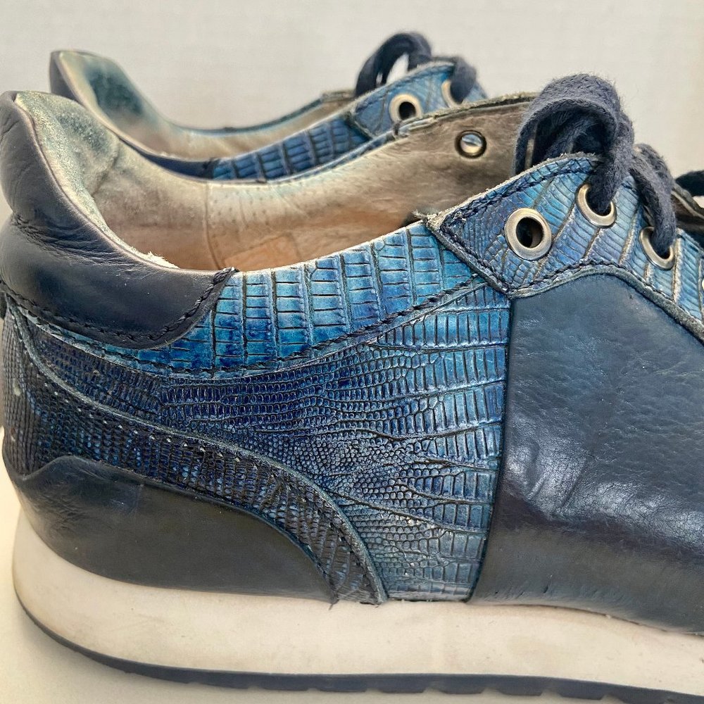 INTENSI - Cobalt Blue - Wingtip Oxford casual Shoe - 44 EU (10.5 - 11 US) - Picture 11 of 15